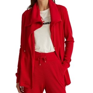 Red Women's Waffle Weave Sweater by Lauren Ralph Lauren